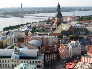 Blick über Riga
